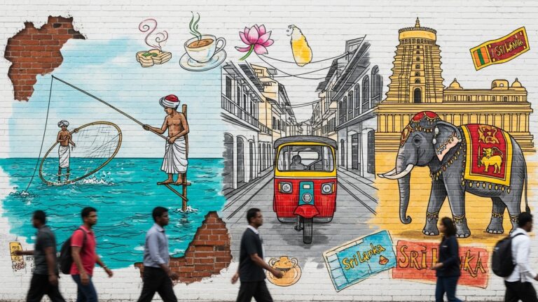 Sri Lanka becomes a sketch book :Street Art Trend
